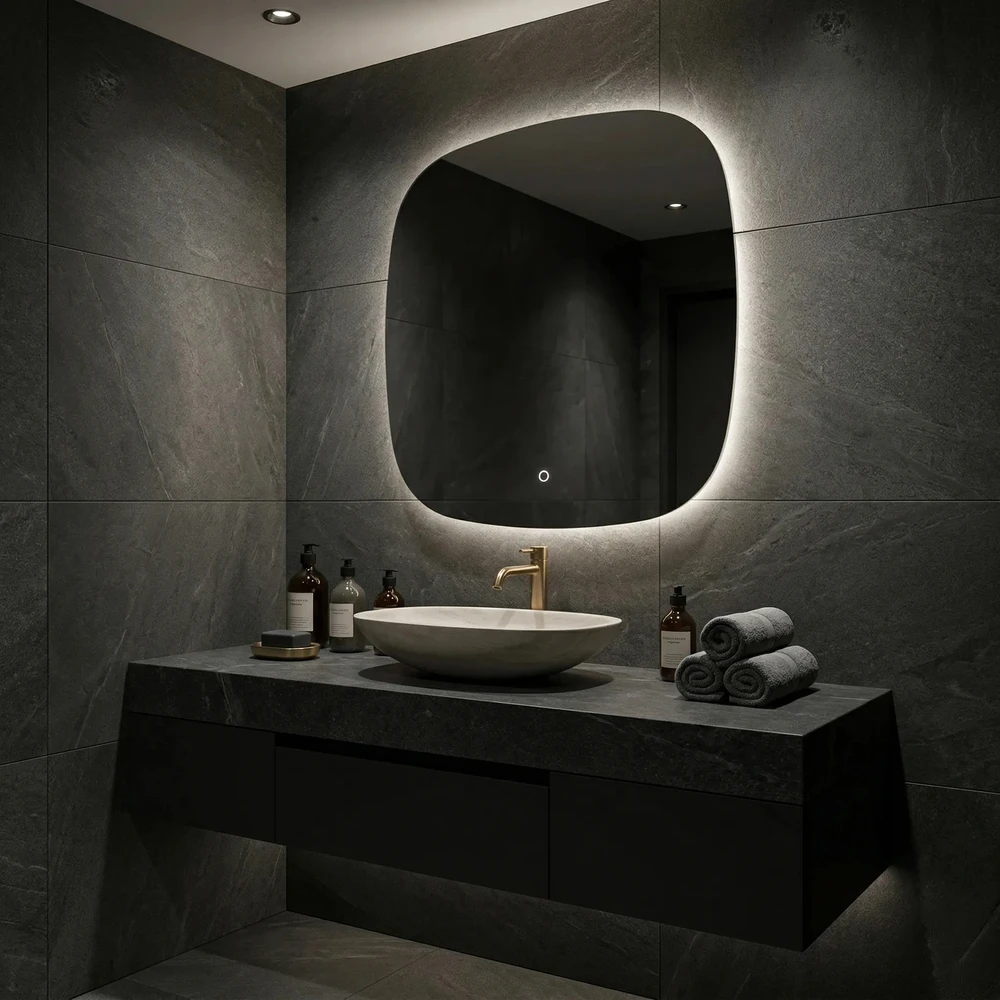 rea Veidrodis LED 70x70cm TOP