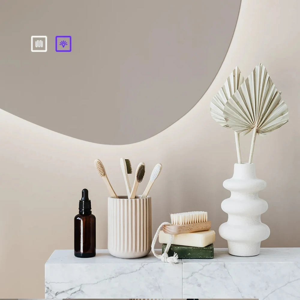 rea Veidrodis LED 80x60cm CLOUD C