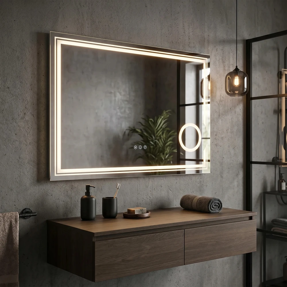 rea Veidrodis LED 80x60cm HAVEN