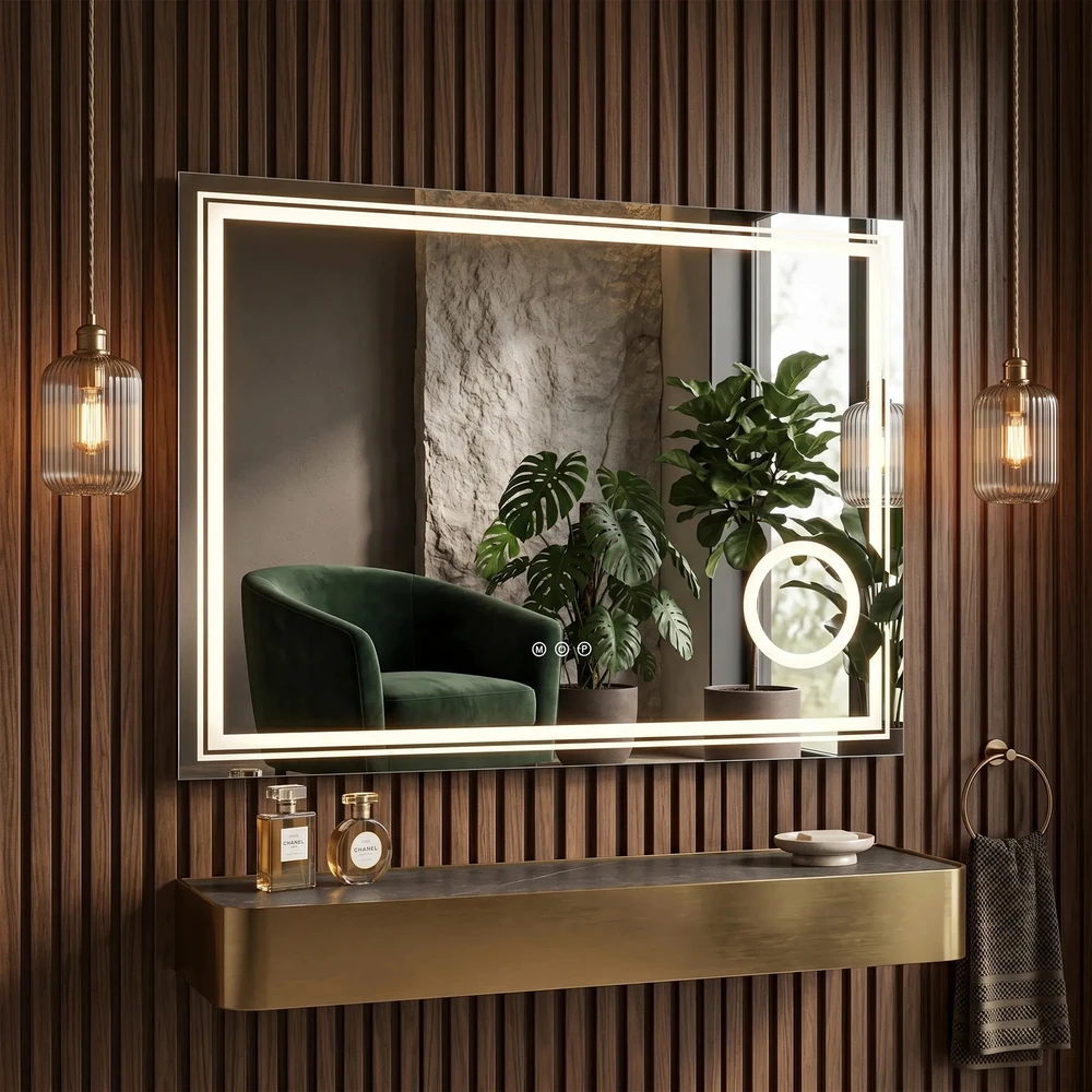 rea Veidrodis LED 80x60cm HAVEN