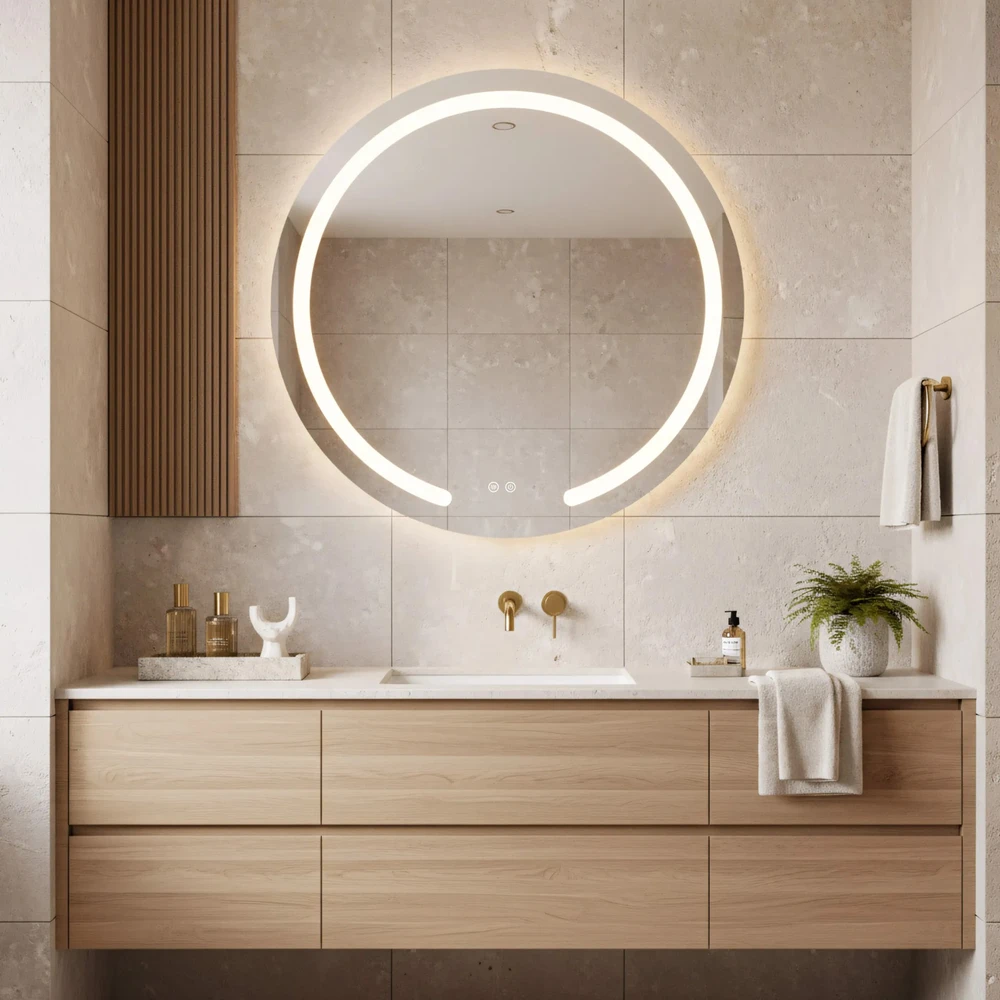 rea Veidrodis LED 90cm Modern