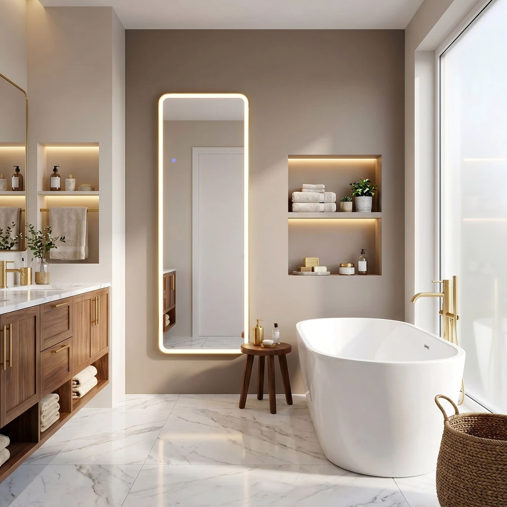 rea Veidrodis LED Classico 50x160cm Gold