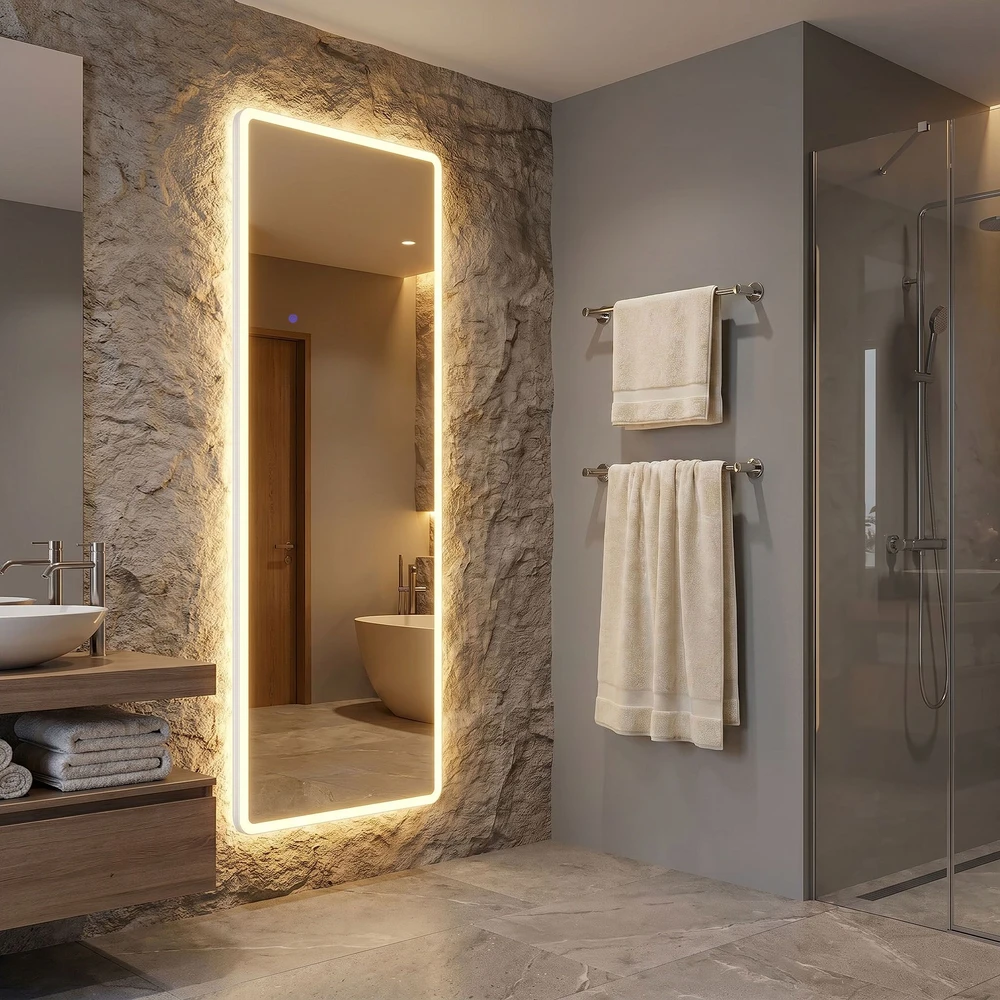 rea Veidrodis LED Classico 60x170cm Baltas