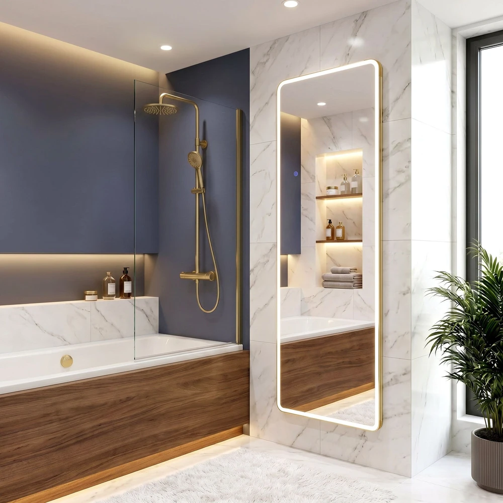rea Veidrodis LED Classico 60x170cm Gold