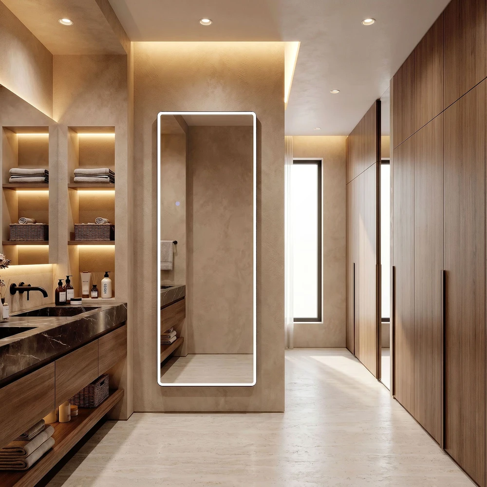 rea Veidrodis LED Classico 60x170cm Juodas