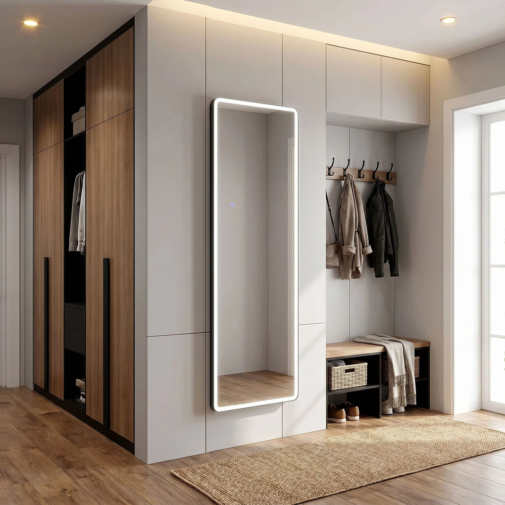 rea Veidrodis LED Classico 60x170cm Juodas