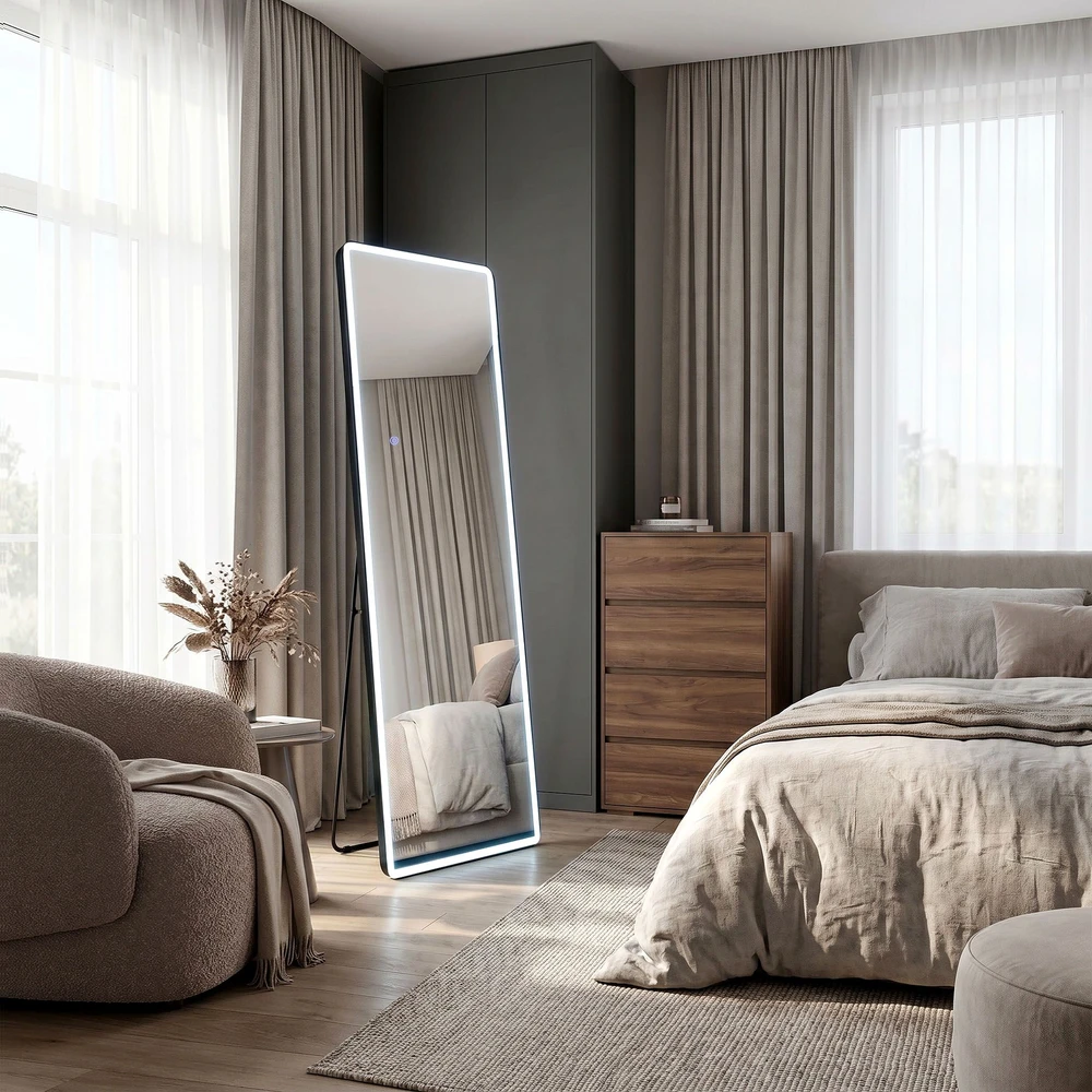 rea Veidrodis LED Classico 60x170cm Juodas