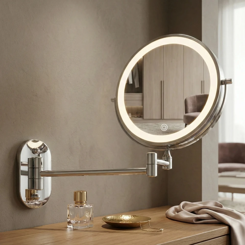 rea Veidrodis LED Glow Chrome