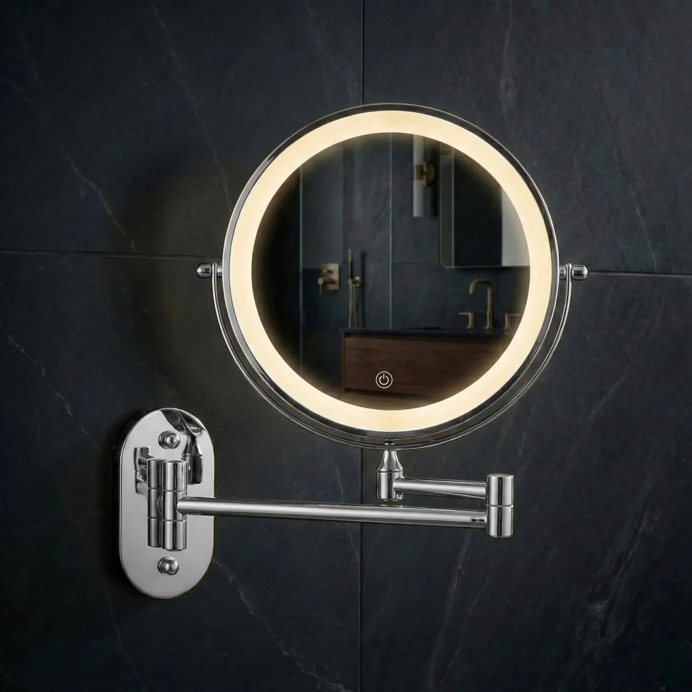 rea Veidrodis LED Glow Chrome