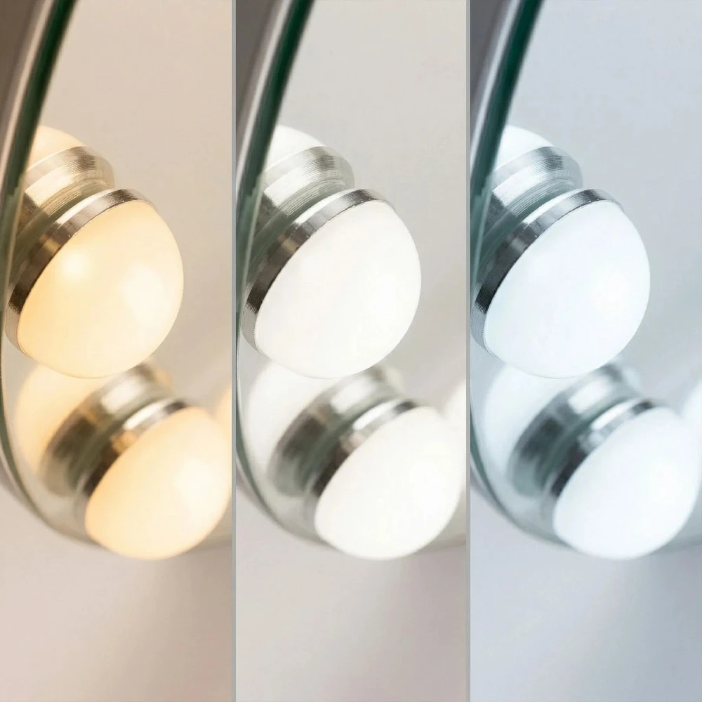 rea Veidrodis LED HOLLYWOOD Baltas 50 cm
