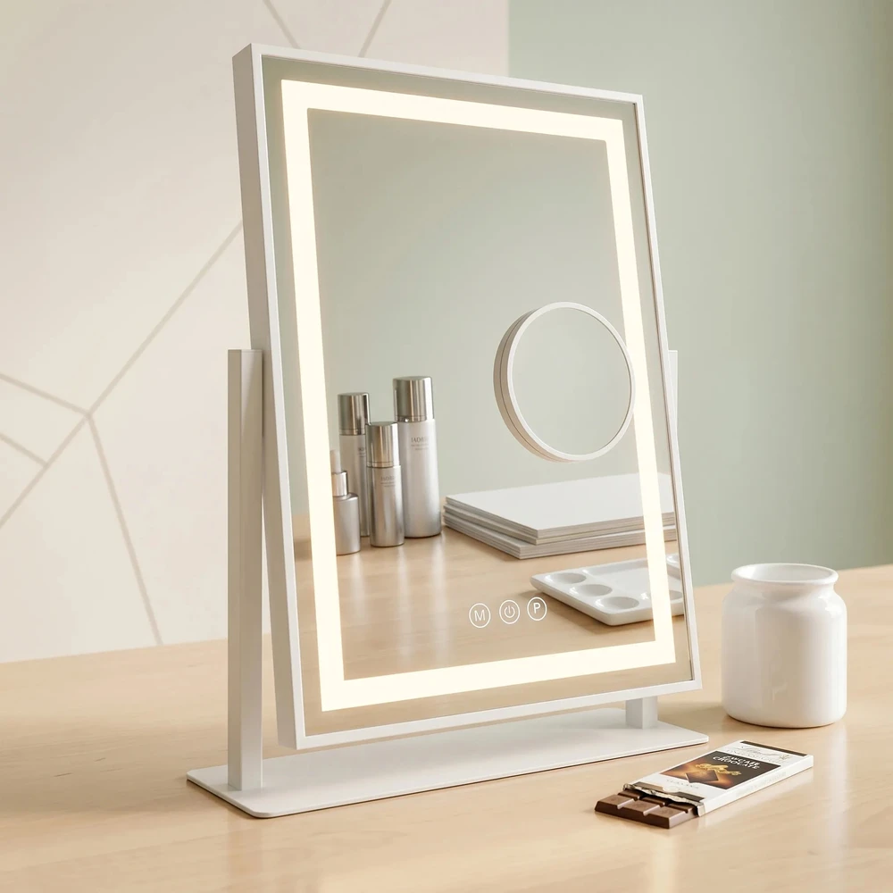 rea Veidrodis LED LUMI Baltas 30x40cm