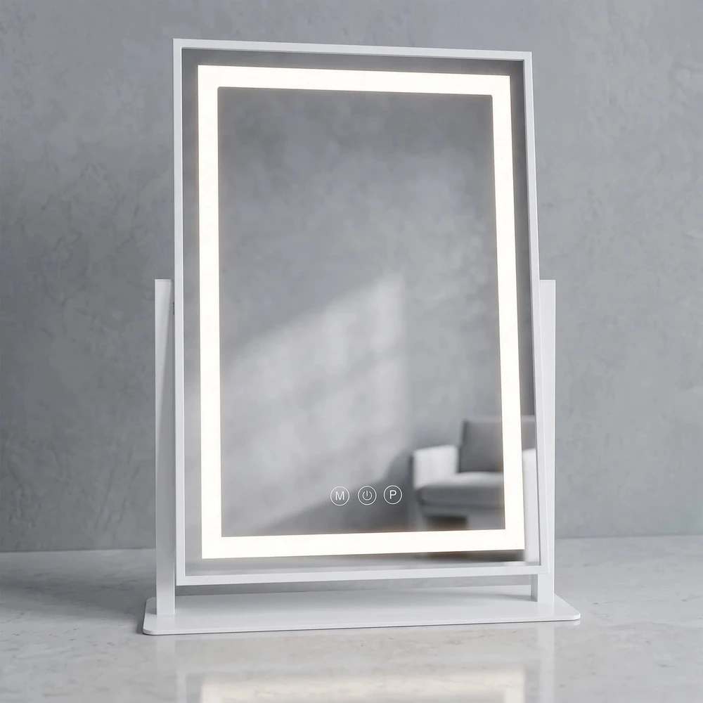 rea Veidrodis LED LUMI Baltas 30x40cm