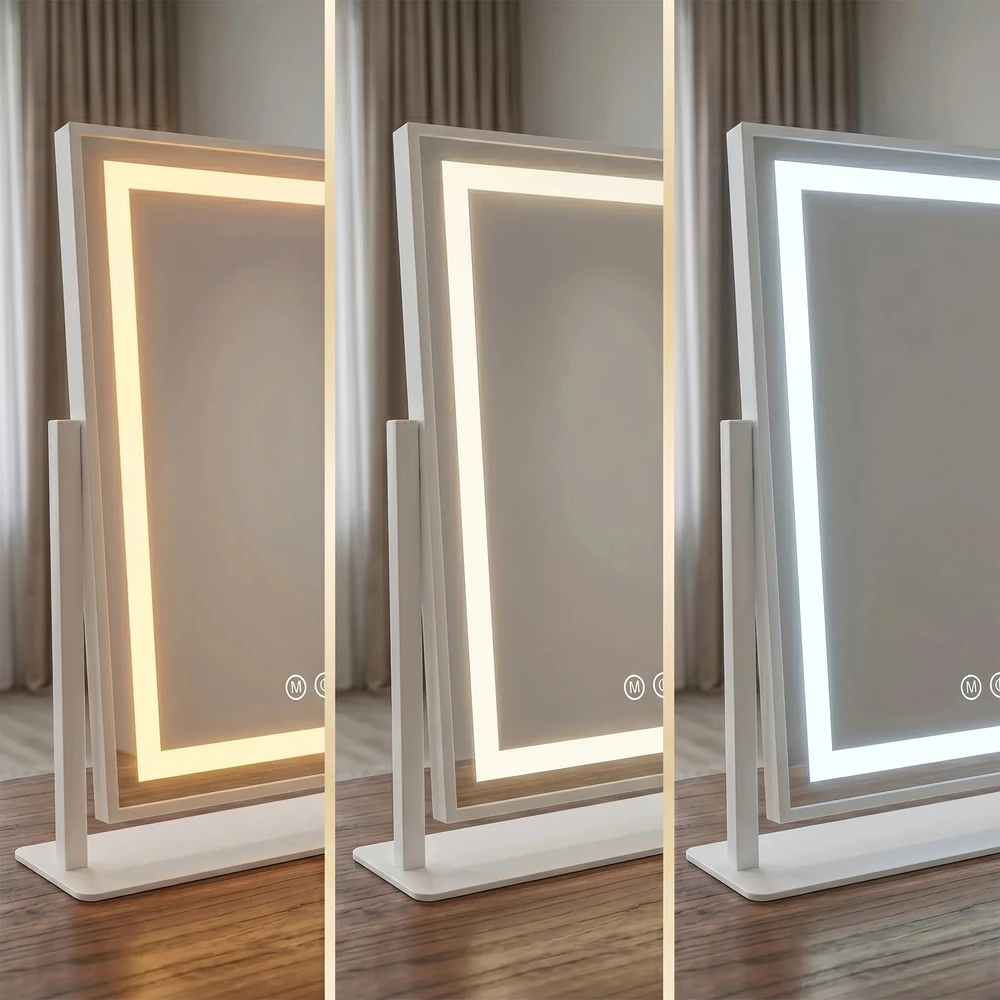 rea Veidrodis LED LUMI Baltas 30x40cm