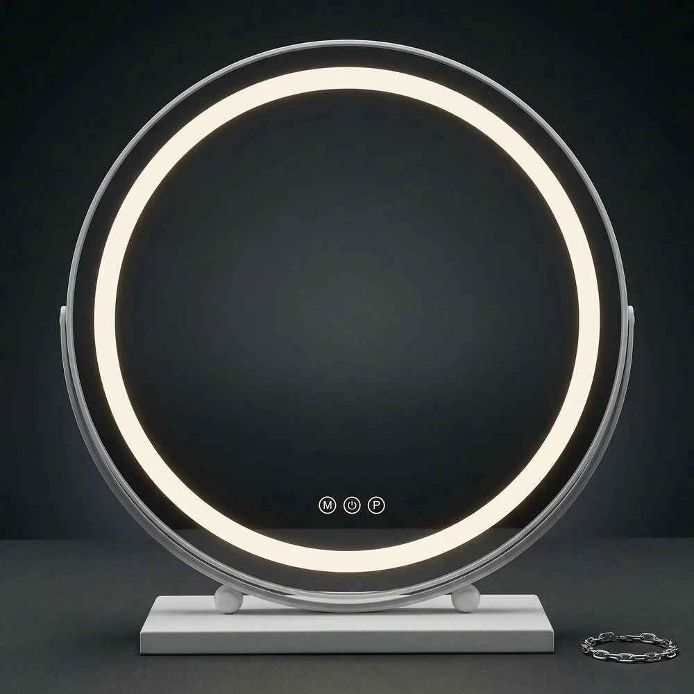 rea Veidrodis LED MAKE-UP Baltas 50 cm
