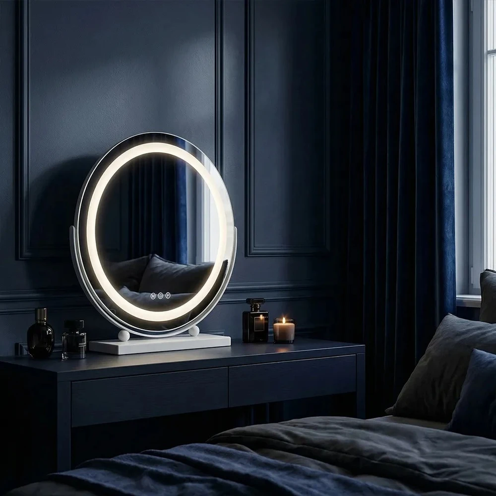 rea Veidrodis LED MAKE-UP Baltas 58x45