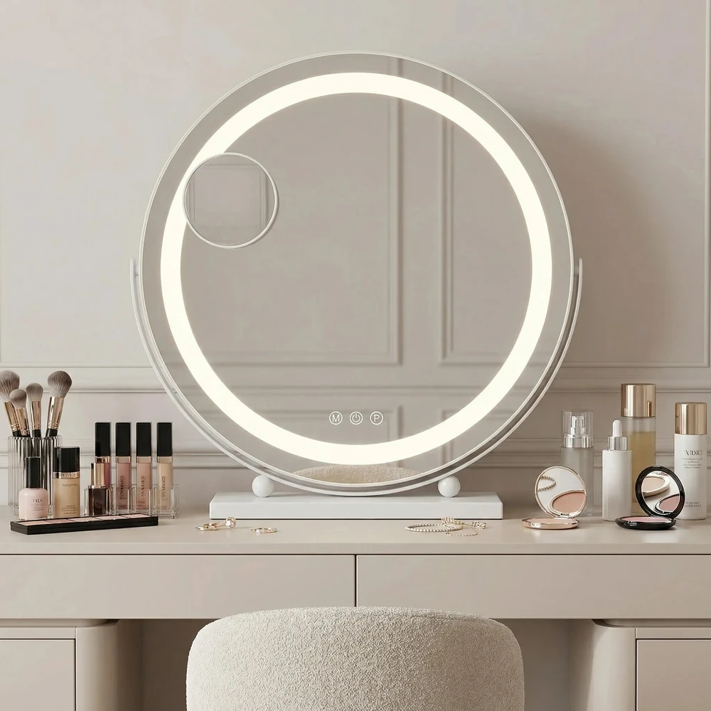 rea Veidrodis LED MAKE-UP Baltas 58x45