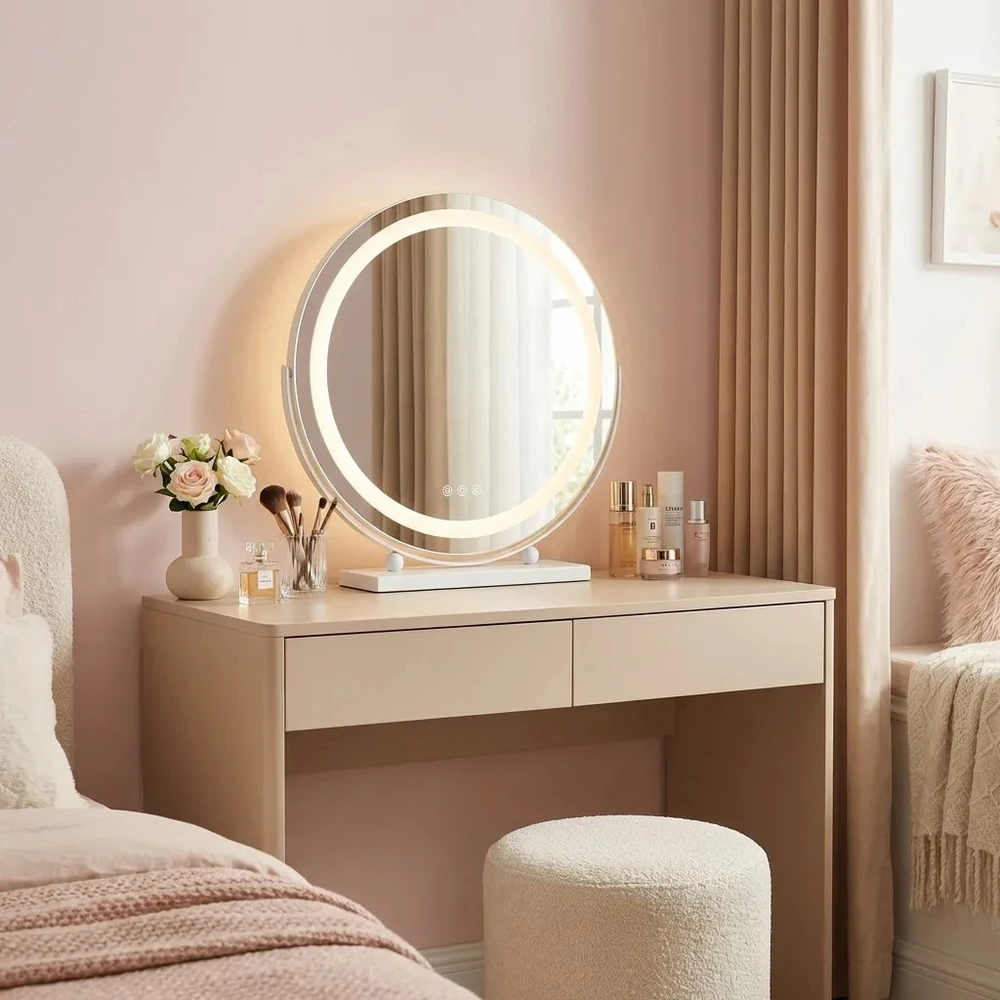 rea Veidrodis LED MAKE-UP Baltas 58x45