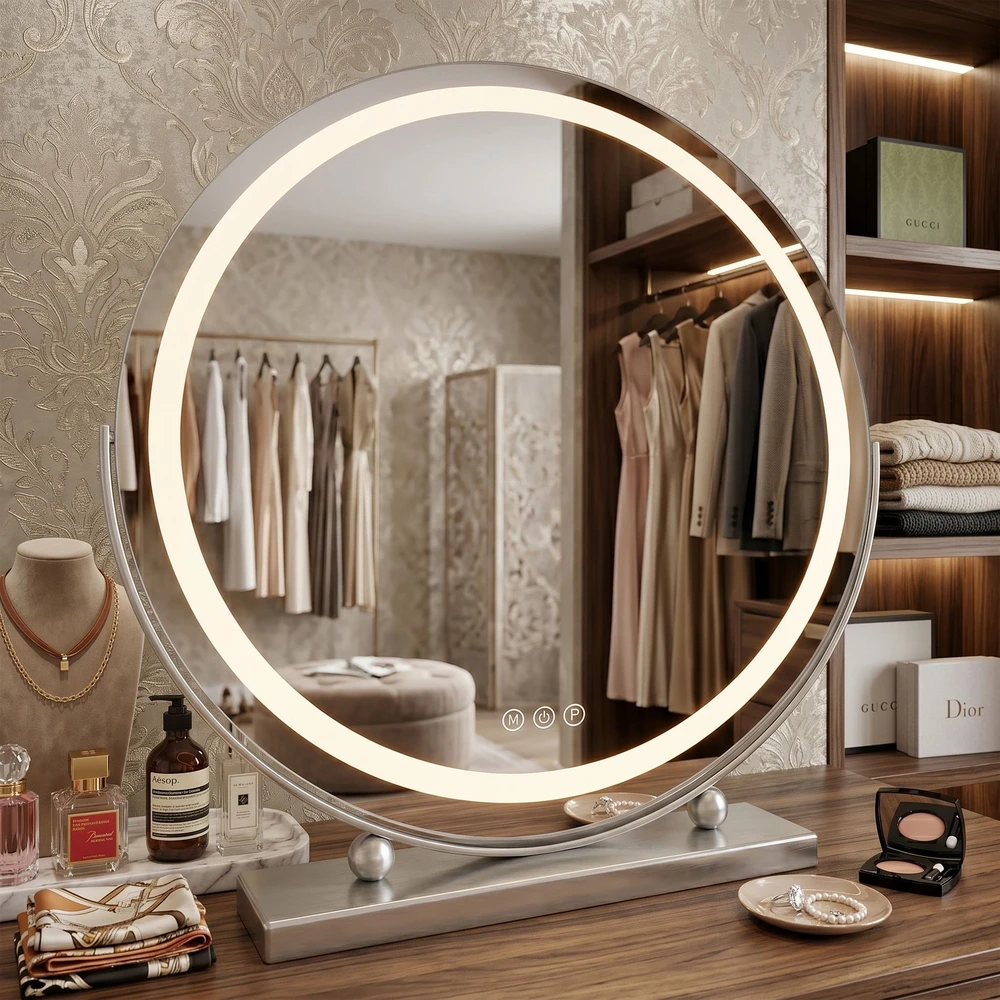 rea Veidrodis LED MAKE-UP Chrome 50 cm