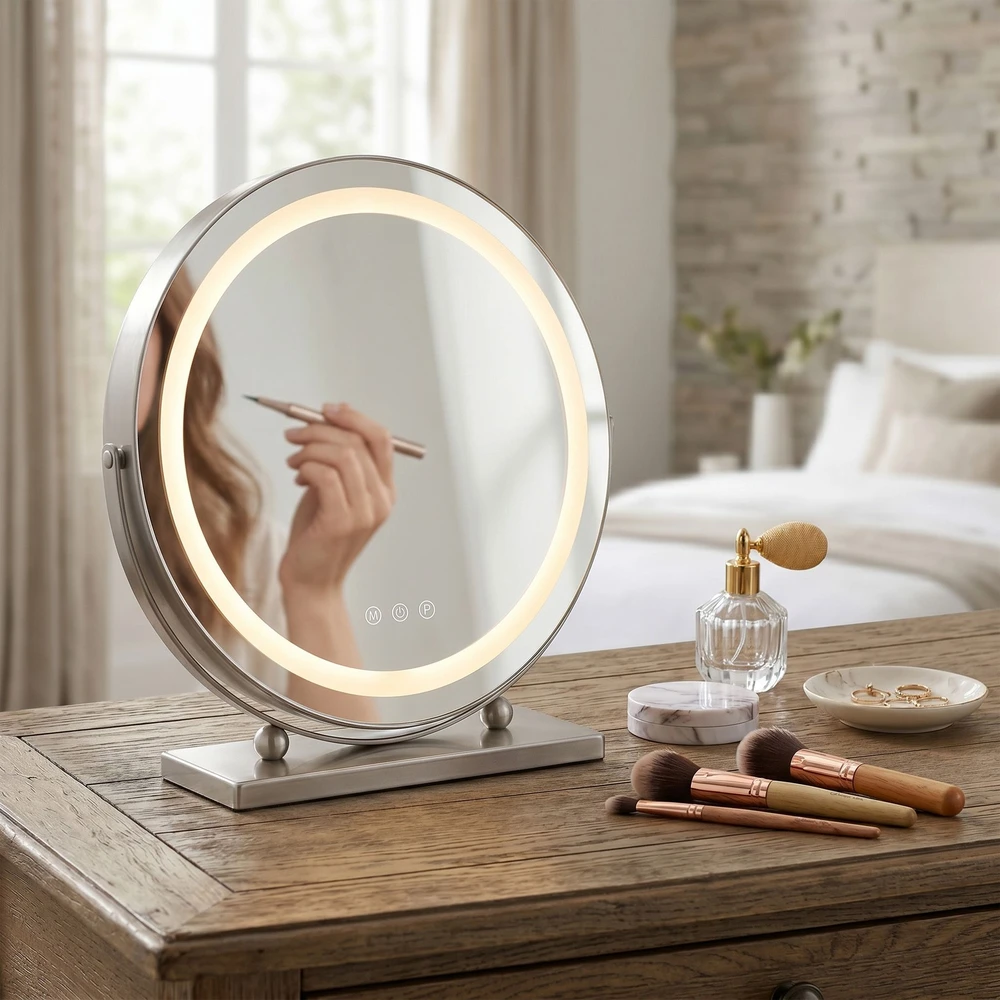 rea Veidrodis LED MAKE-UP Chrome 58x45