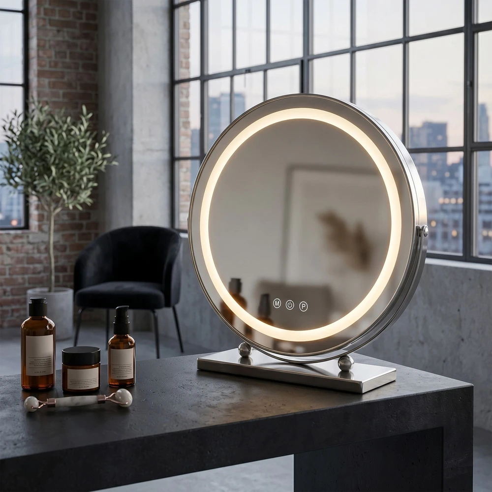 rea Veidrodis LED MAKE-UP Chrome 58x45