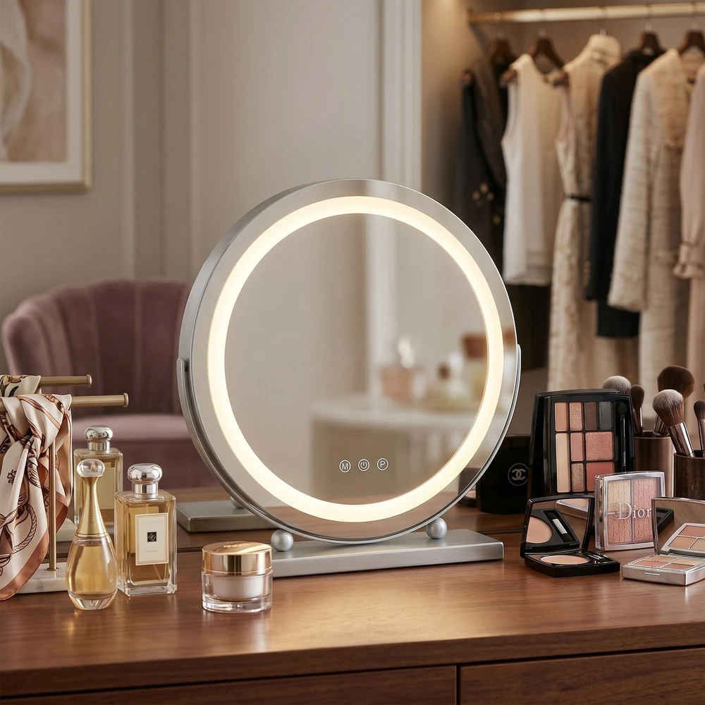 rea Veidrodis LED MAKE-UP Chrome 58x45
