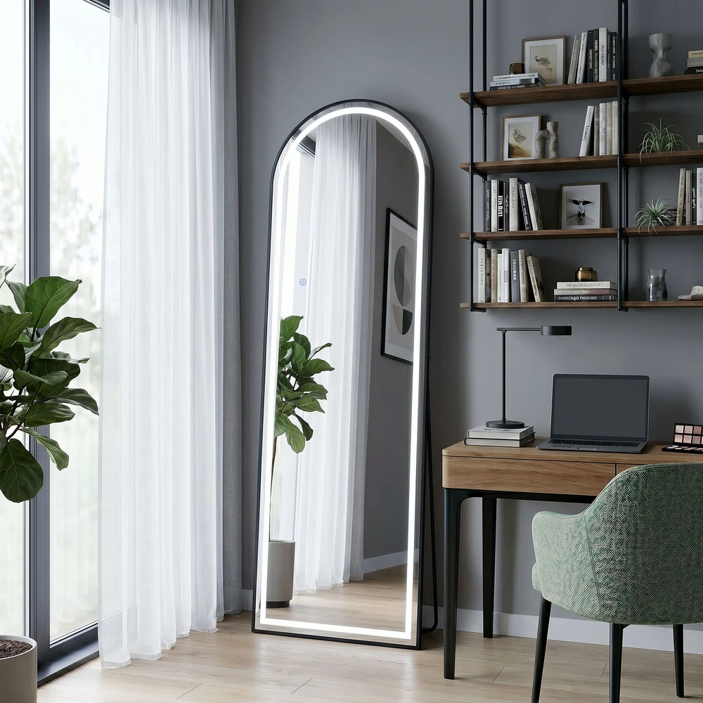 rea Veidrodis LED Orbit 50x160cm Juodas