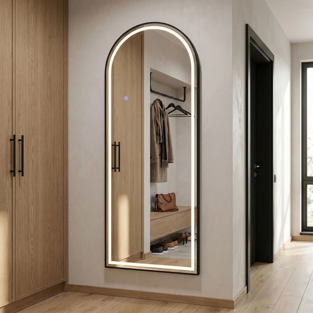 rea Veidrodis LED Orbit 60x170cm Juodas