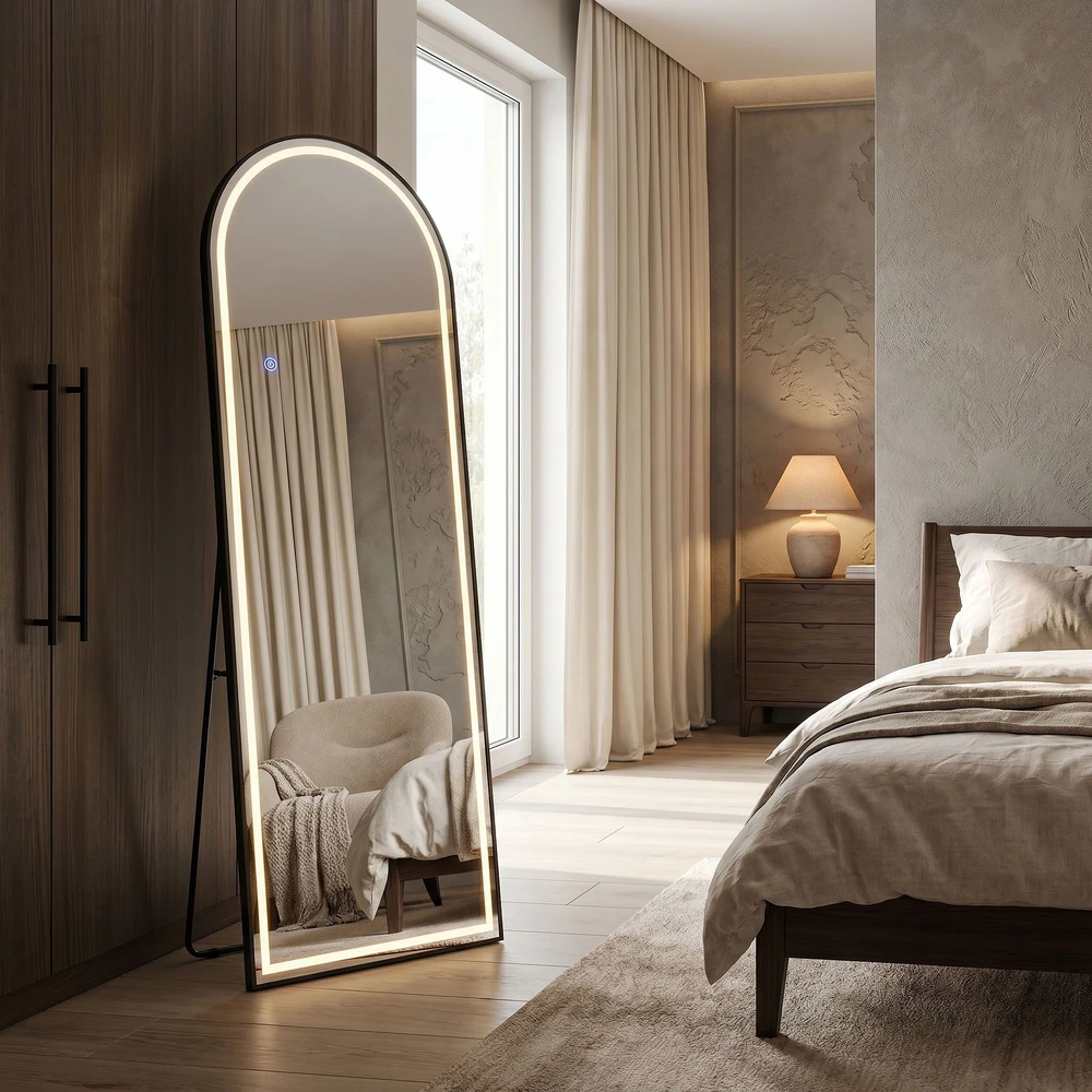 rea Veidrodis LED Orbit 60x170cm Juodas