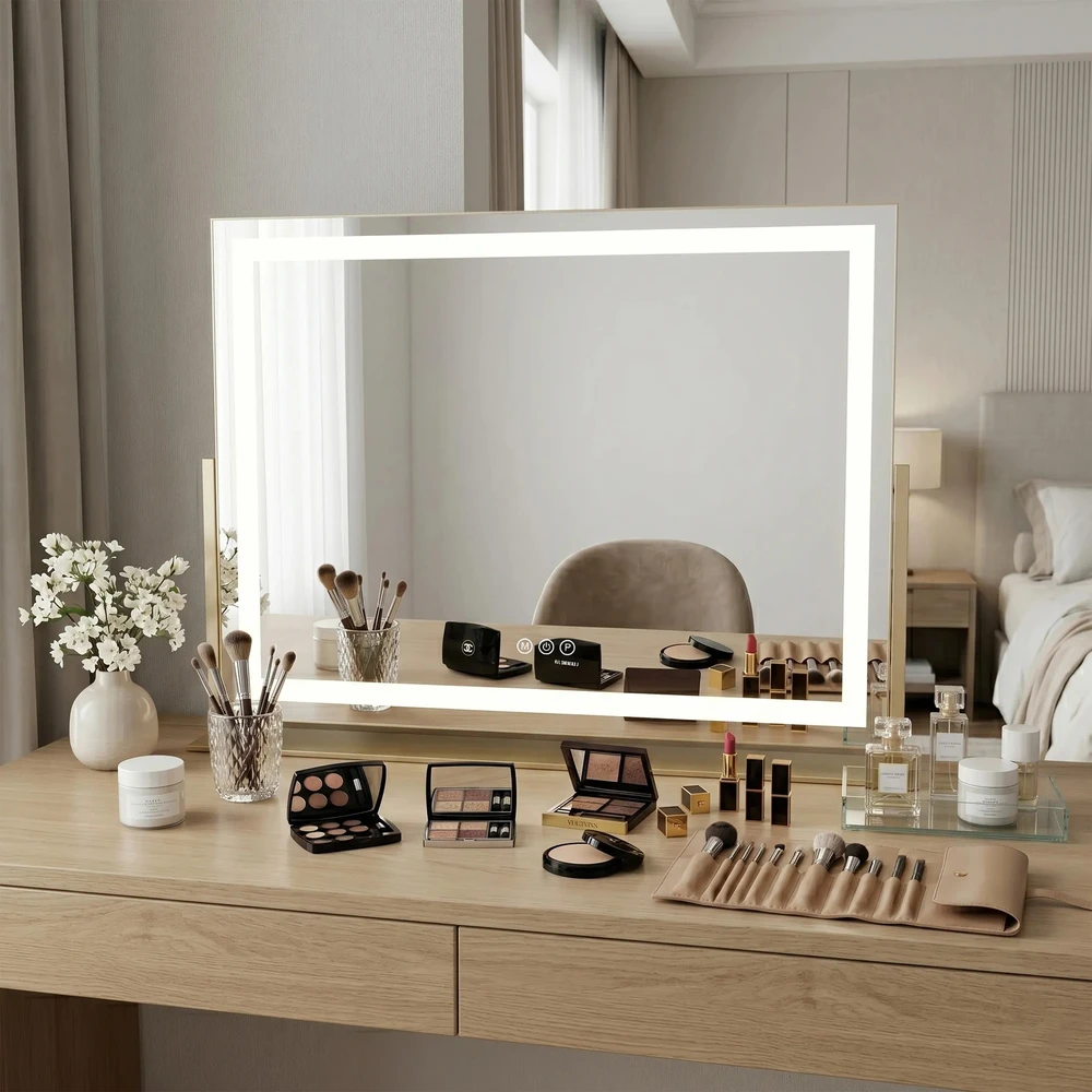 rea Veidrodis LED STUDIO L.Gold 58x45