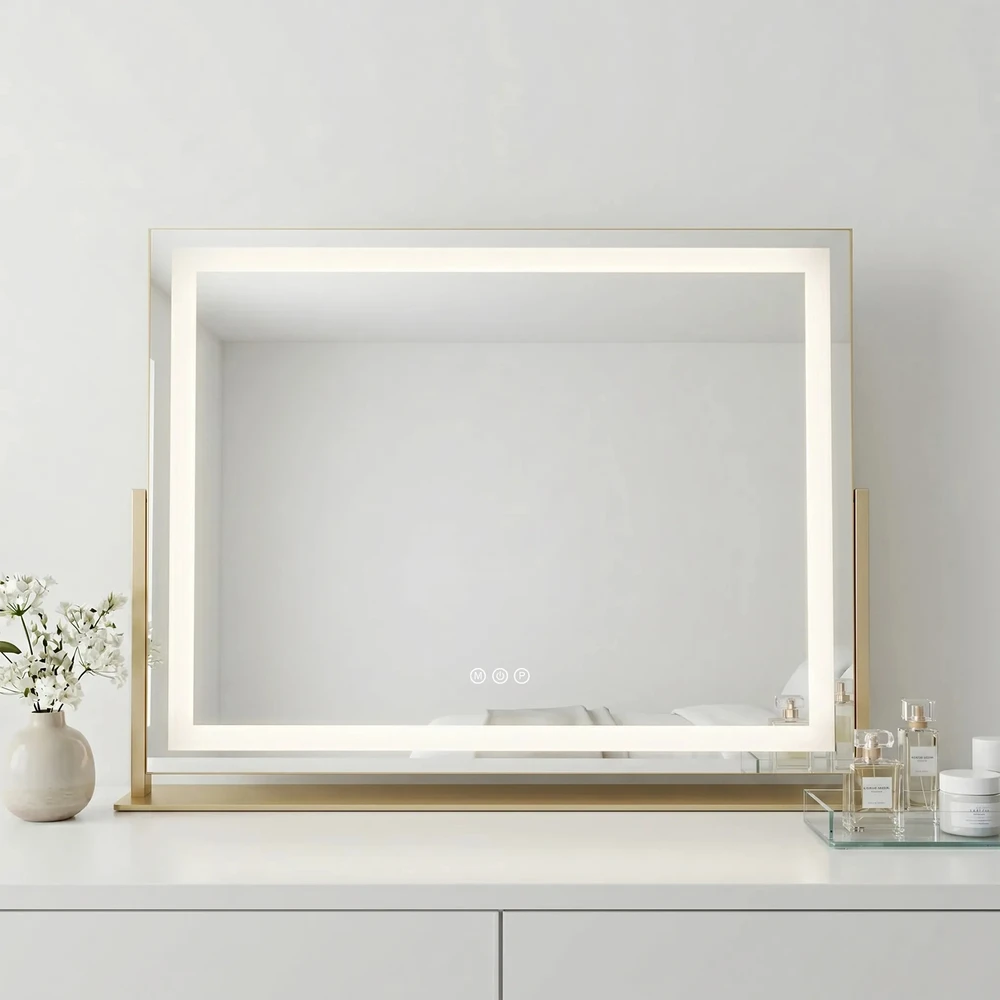 rea Veidrodis LED STUDIO L.Gold 58x45