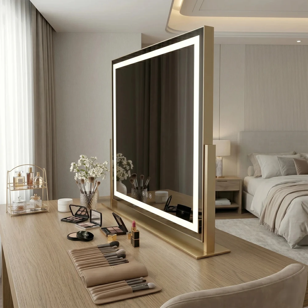 rea Veidrodis LED STUDIO L.Gold 58x45