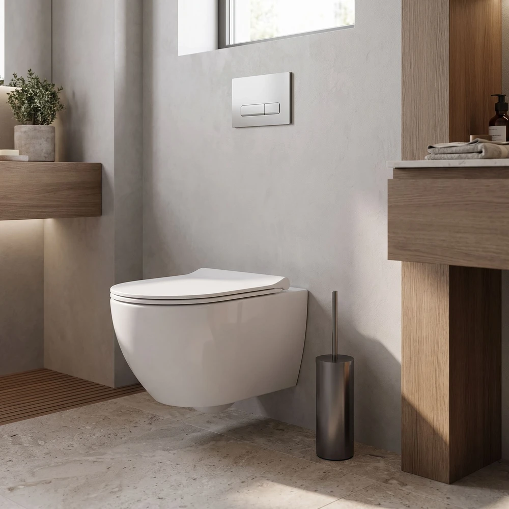 rea Wc Šepetėlis Metalinis B106 Titan