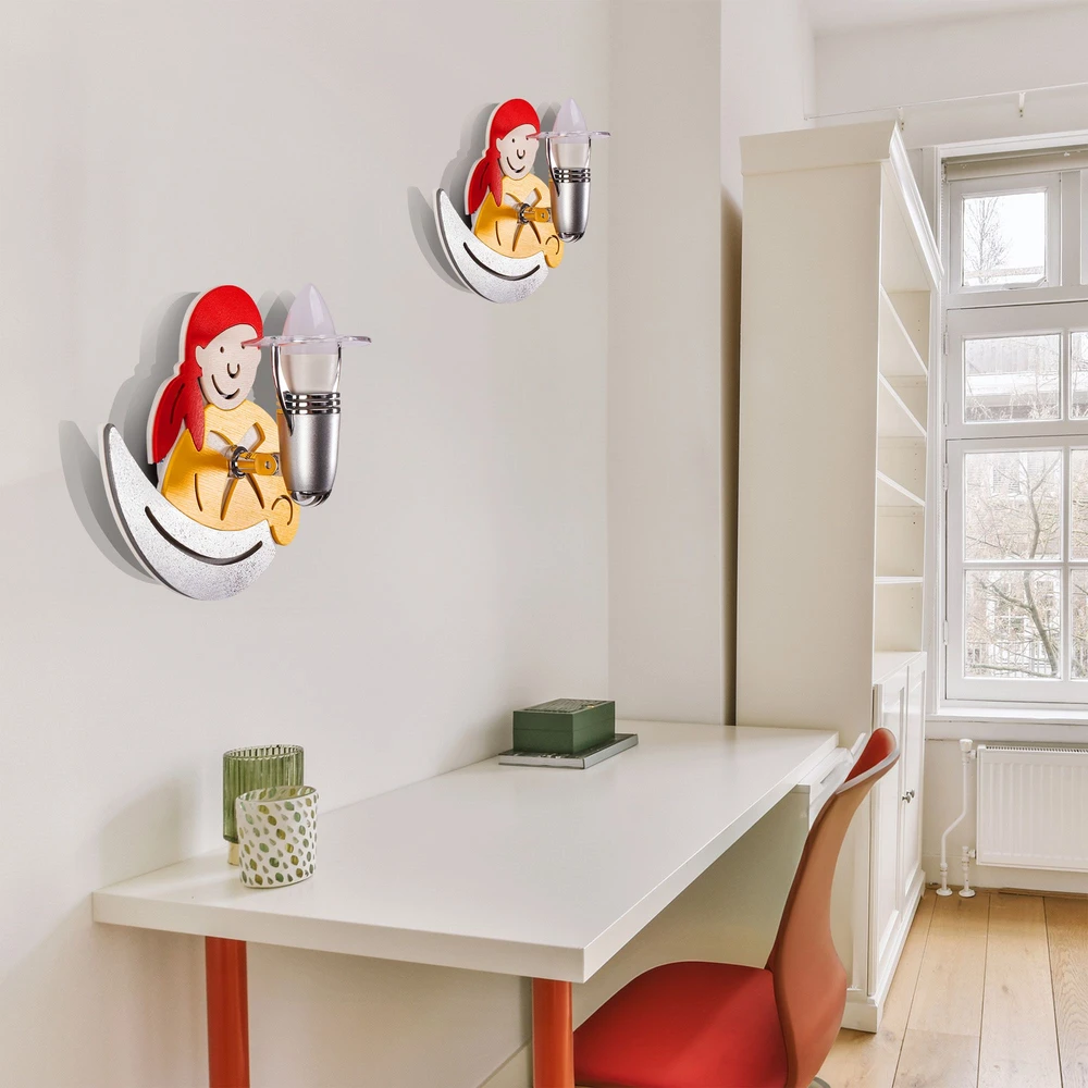 Sieninis šviestuvas Toolight LED SIENINĖ LAMPA PIRATE Geltonas 4717