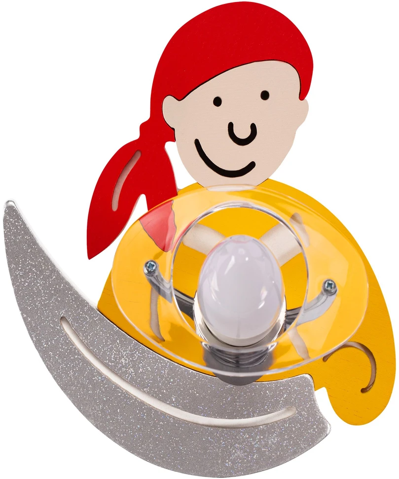 Sieninis šviestuvas Toolight LED SIENINĖ LAMPA PIRATE Geltonas 4717