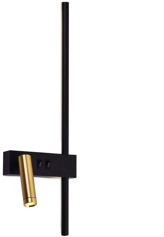 Sieninis šviestuvas Toolight LED SIENINĖ LAMPA APP1439-2-WLEFT Juodas GOLD
