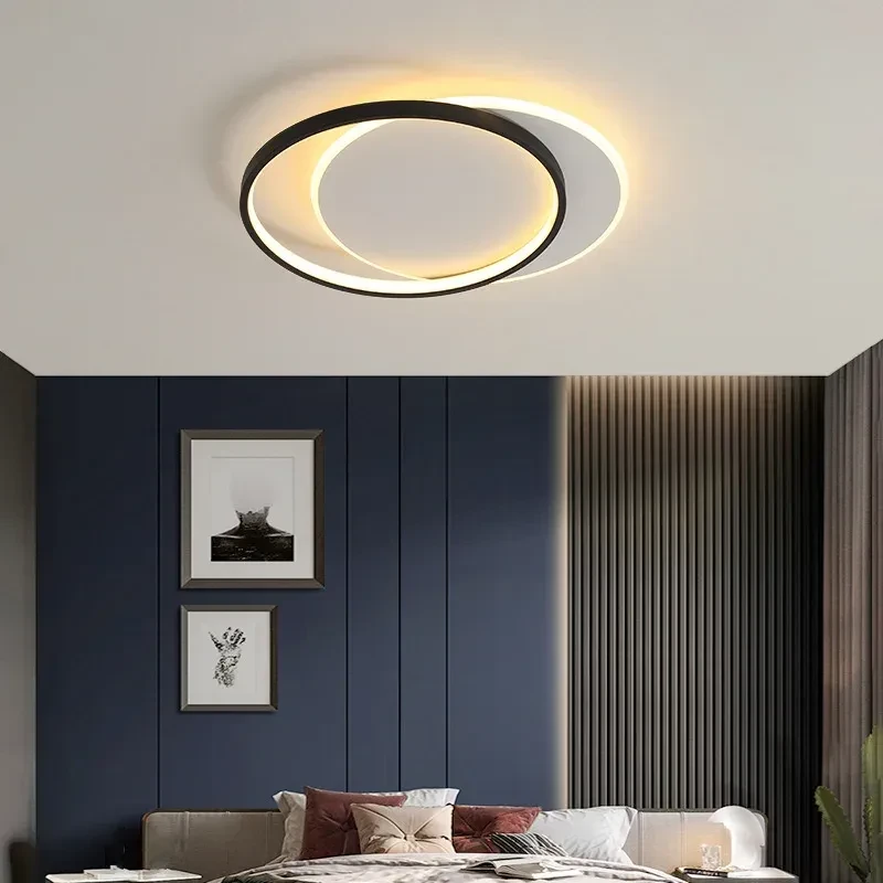 Sieninis šviestuvas Toolight LHJ076-C JUODA 40 CM LED lubinė lempa