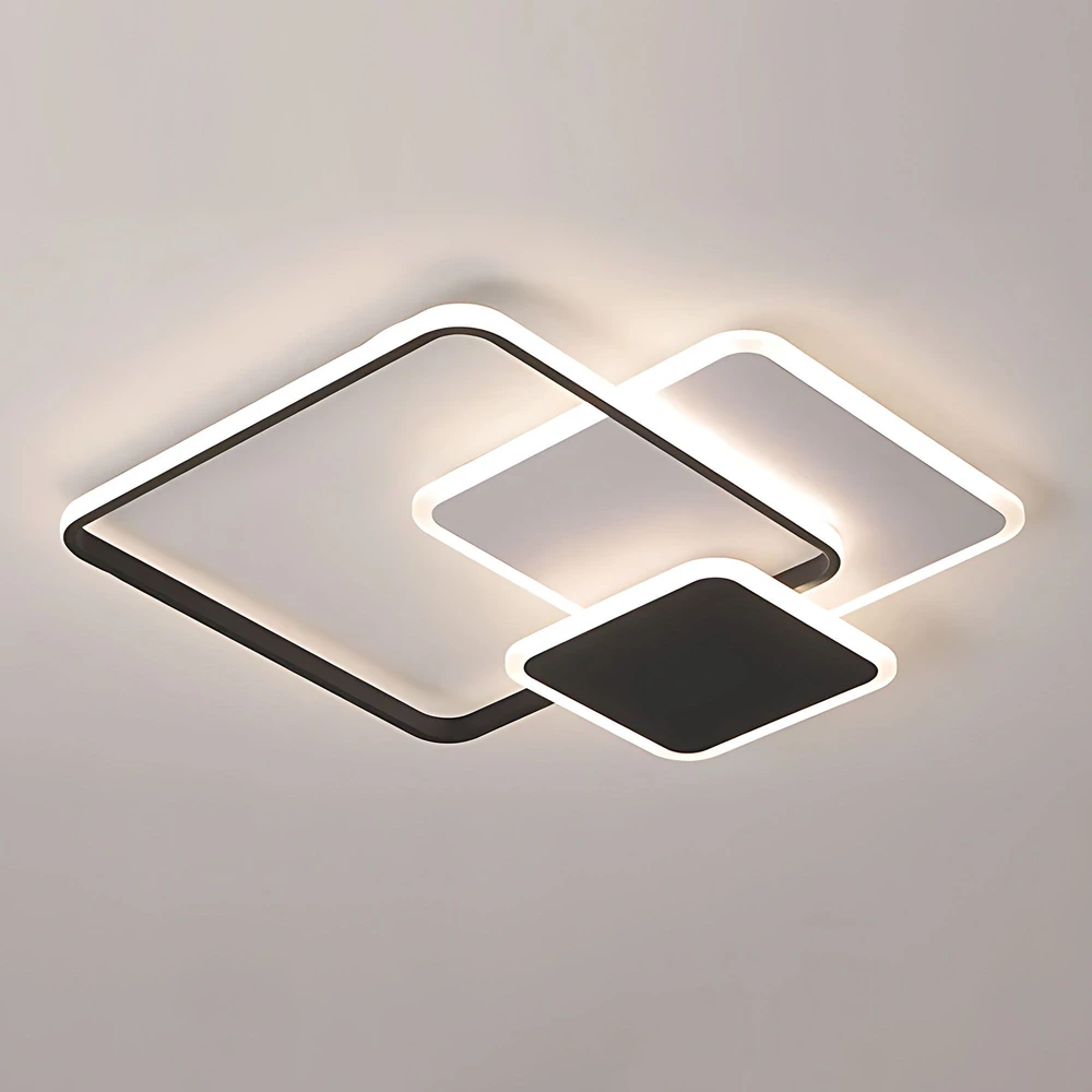 Sieninis šviestuvas Toolight Lubų šviestuvas LHJ079-C Juodas/Baltas LED