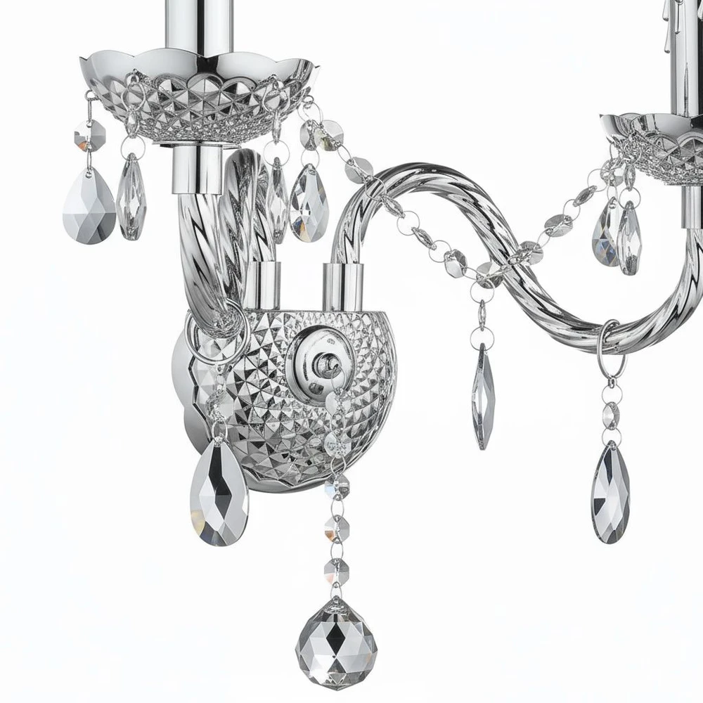 Sieninis šviestuvas Toolight Sieninė lempa EBT019-2W Chrome