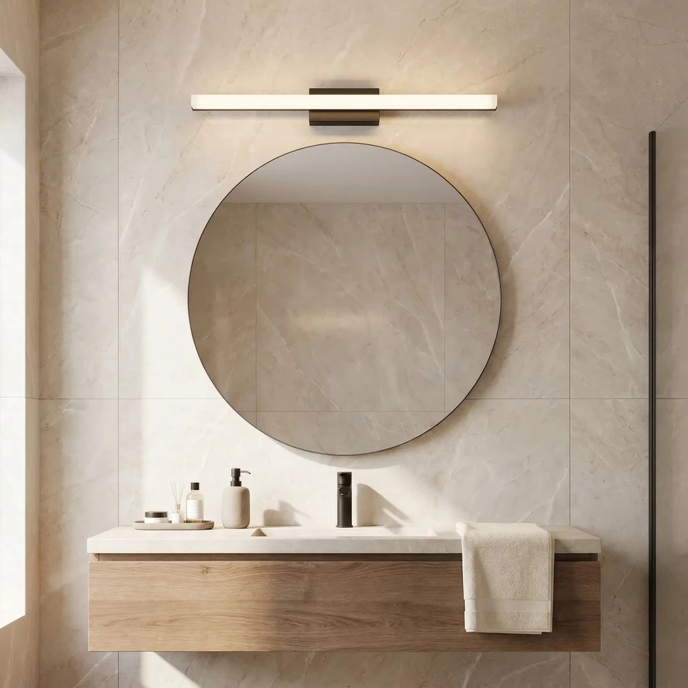 Sieninis šviestuvas Toolight Sieninė lempa LED 60CM APP1855-1W Juodas