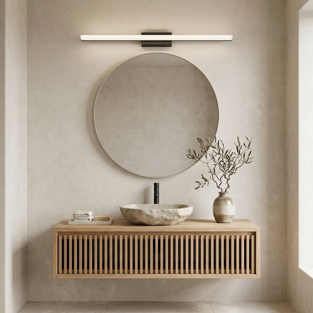Sieninis šviestuvas Toolight Sieninė lempa LED 80CM APP1856-1W Juodas