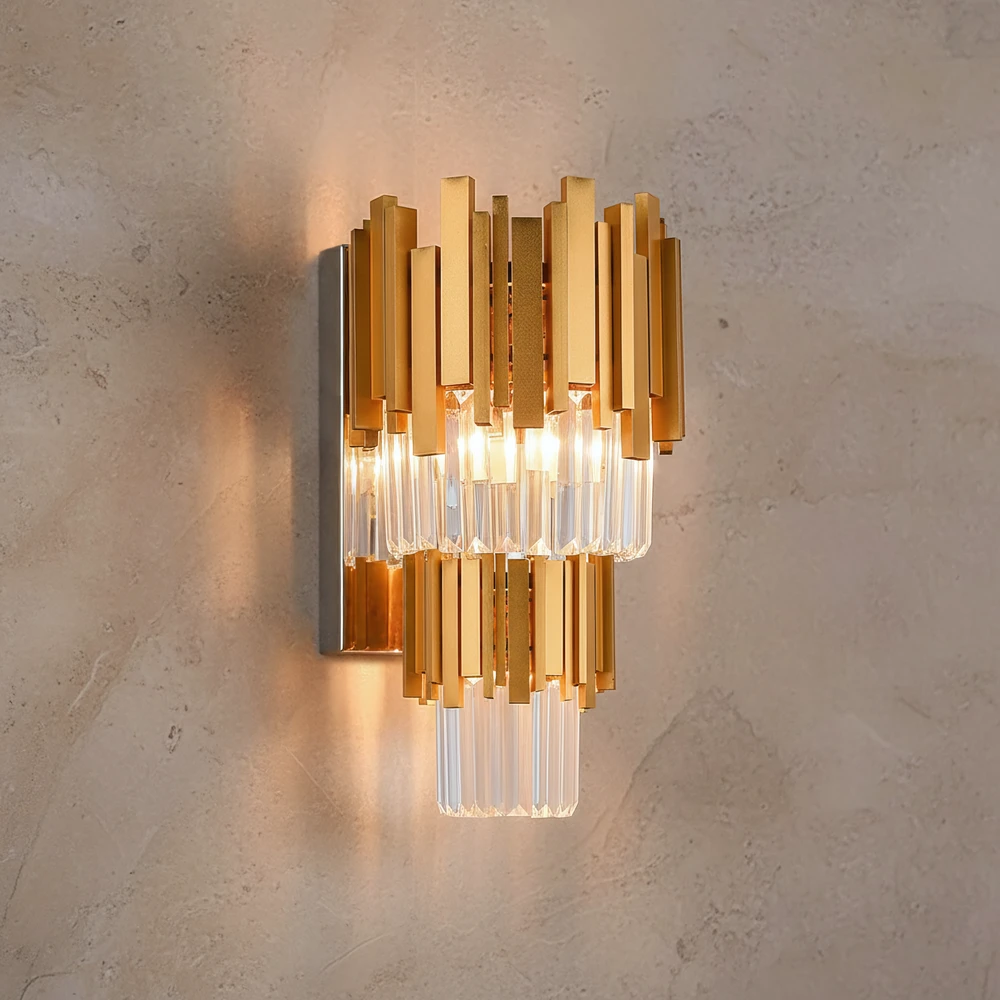 Sieninis šviestuvas Toolight Sieninė lempa 312356 Gold