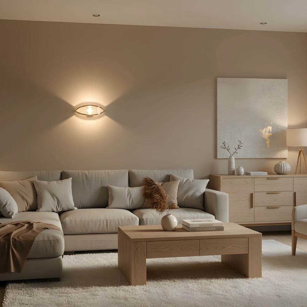 Sieninis šviestuvas Toolight Sieninė lempa LED G137-W Rose Gold