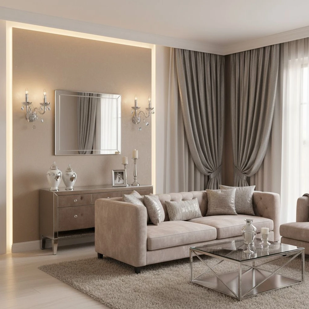 Sieninis šviestuvas Toolight Sieninė lempa EBT019-2W Chrome