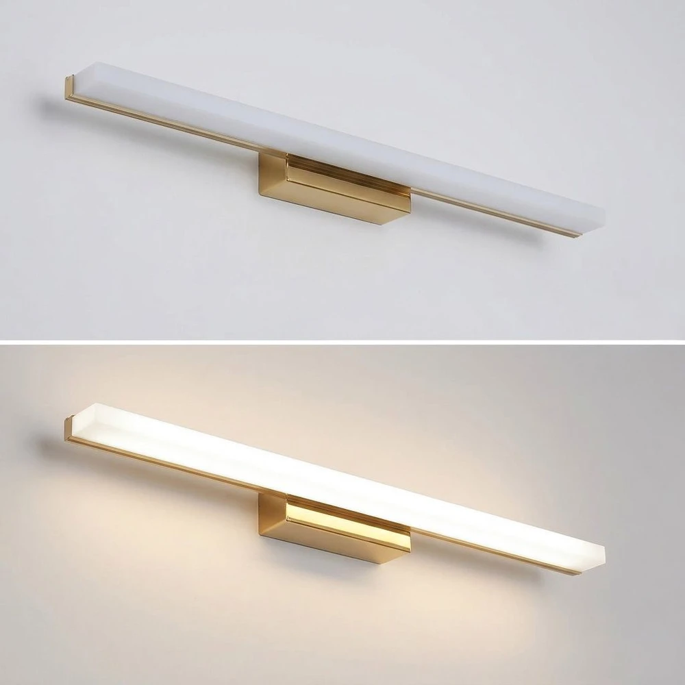 Sieninis šviestuvas Toolight Sieninė lempa LED 80CM APP1850-1W GOLD