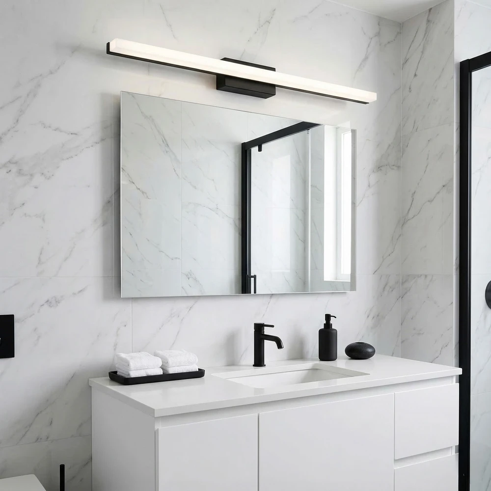 Sieninis šviestuvas Toolight Sieninė lempa LED 80CM APP1856-1W Juodas
