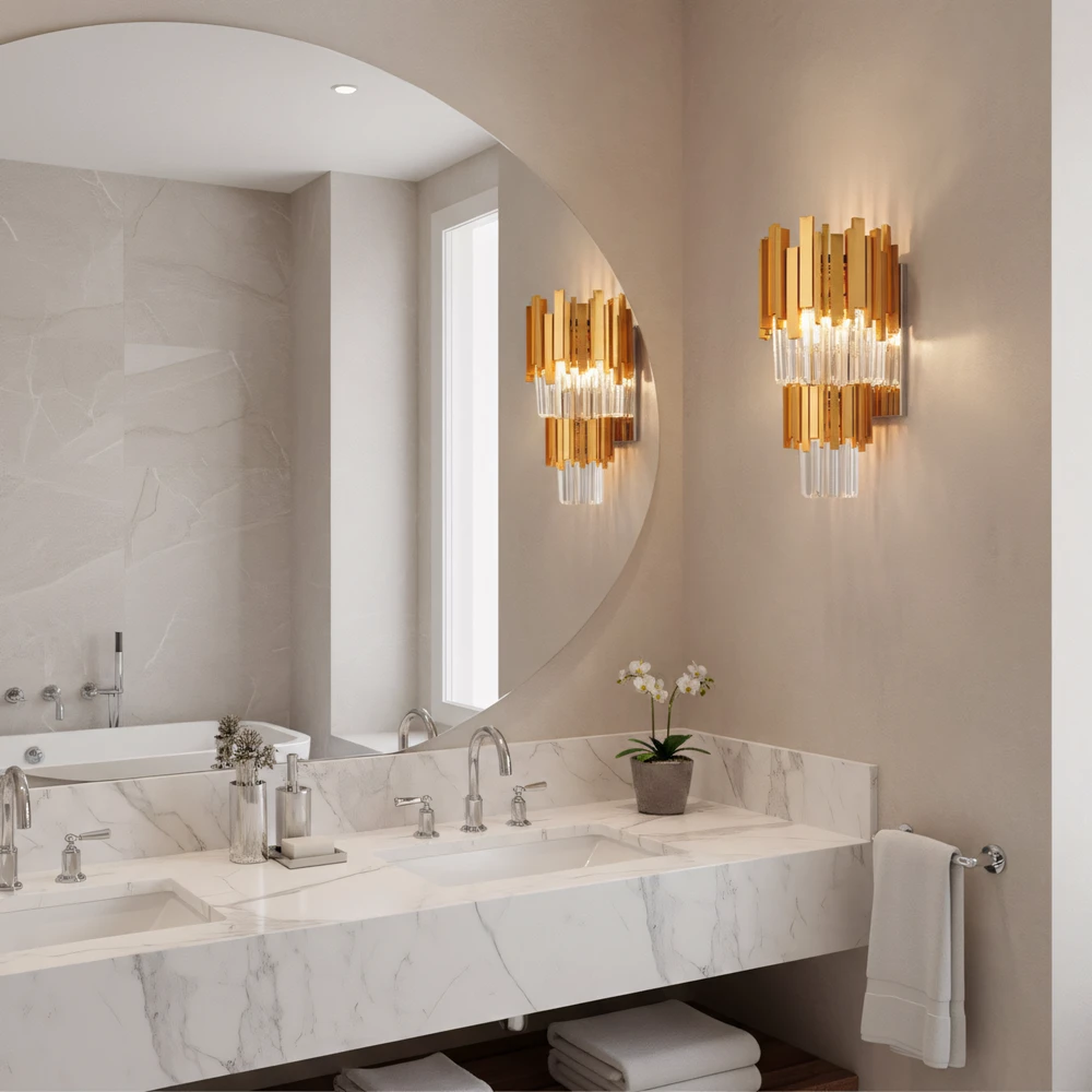 Sieninis šviestuvas Toolight Sieninė lempa 312356 Gold