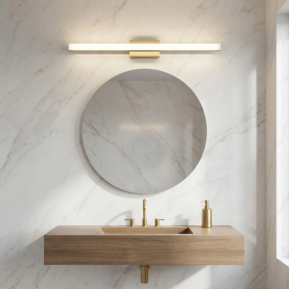 Sieninis šviestuvas Toolight Sieninė lempa LED 80CM APP1853-1W BRUSH GOLD