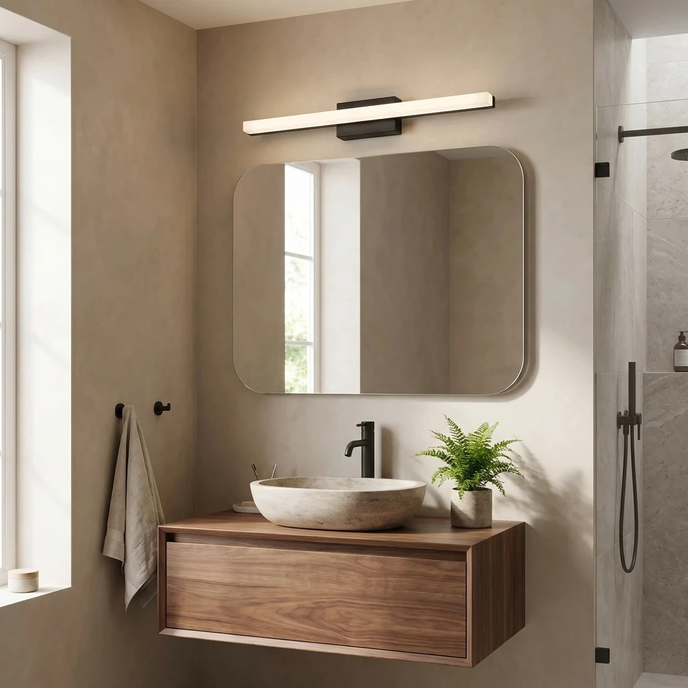 Sieninis šviestuvas Toolight Sieninė lempa LED 60CM APP1855-1W Juodas
