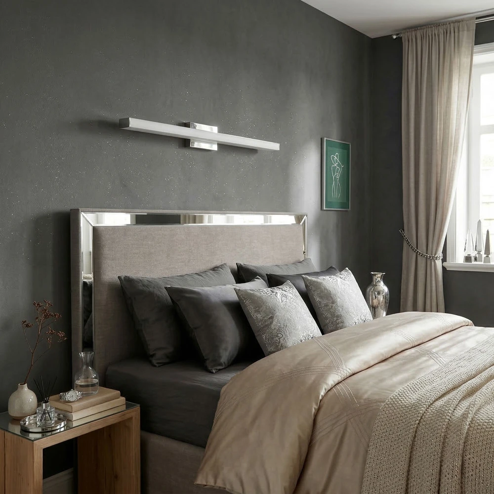 Sieninis šviestuvas Toolight Sieninė lempa LED 80CM APP1847-1W CHROM