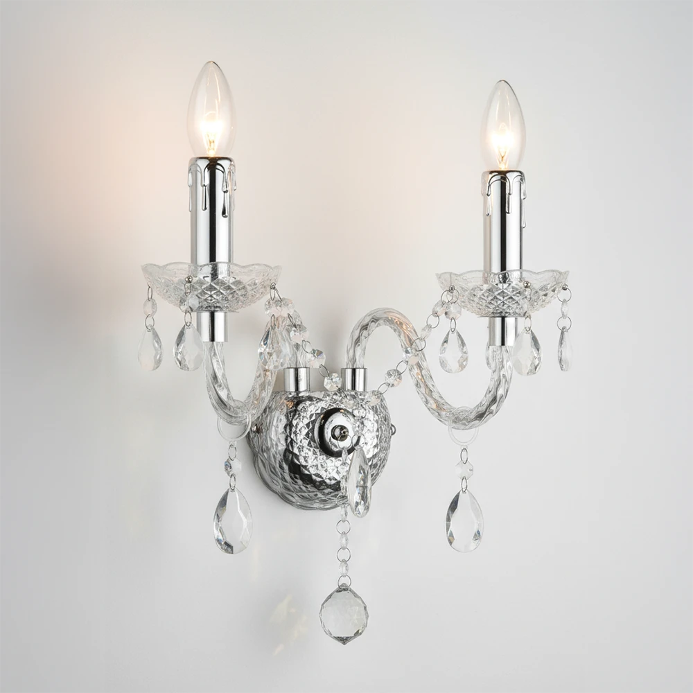 Sieninis šviestuvas Toolight Sieninė lempa EBT017-2W Transparent